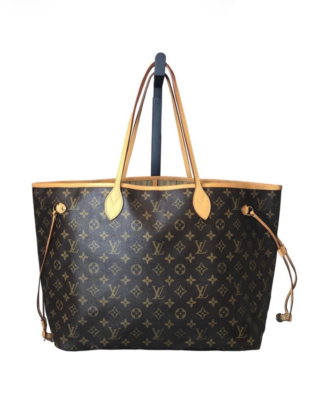 LOUIS VUITTON Monogram Neverfull GM Tote Organizer, LV Dust Bag, COA